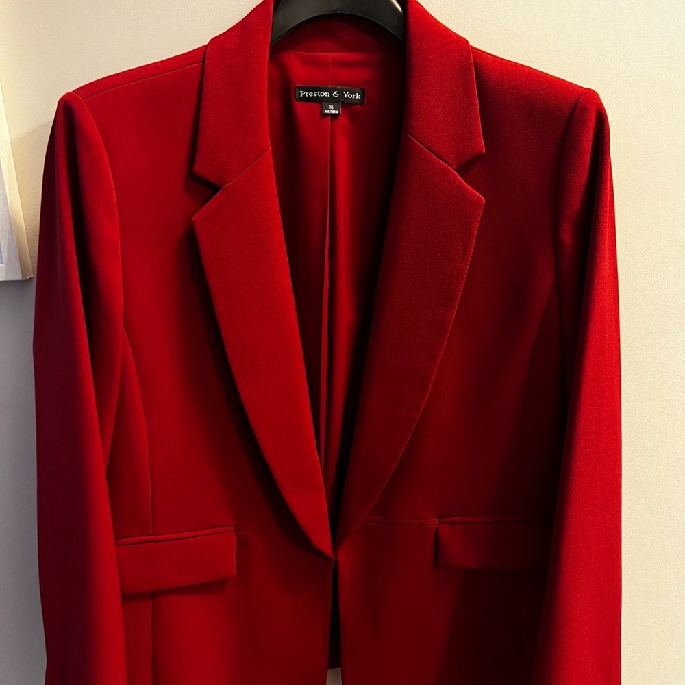 Burgundy Blazer
